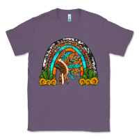 Lavender indian headdress cactus and sunflowers rainbow Classic Tee - Artiststas