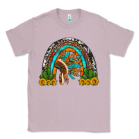 Lilac indian headdress cactus and sunflowers rainbow Classic Tee - Artiststas