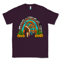Plum indian headdress cactus and sunflowers rainbow Classic Tee - Artiststas