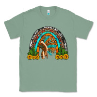 Sage indian headdress cactus and sunflowers rainbow Classic Tee - Artiststas