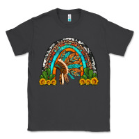 Smoke indian headdress cactus and sunflowers rainbow Classic Tee - Artiststas