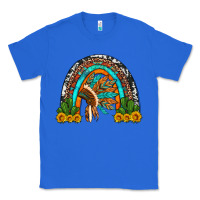 True Royal indian headdress cactus and sunflowers rainbow Classic Tee - Artiststas