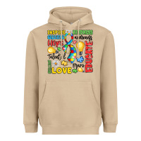 Mushroom name puzzle ribbon of inspiration Heavyweight Hoodie - LillyAllenDesigns