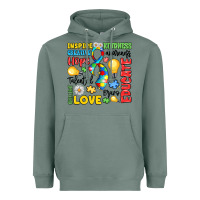 Sage name puzzle ribbon of inspiration Heavyweight Hoodie - LillyAllenDesigns