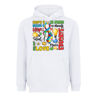 White name puzzle ribbon of inspiration Heavyweight Hoodie - LillyAllenDesigns