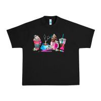 Black hair stylist coffee cup Urban Heavy Tee - AdoDesignShop