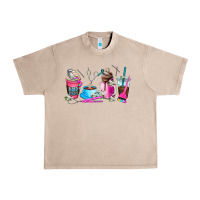 French Oak hair stylist coffee cup Urban Heavy Tee - AdoDesignShop