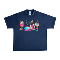 Navy hair stylist coffee cup Urban Heavy Tee - AdoDesignShop