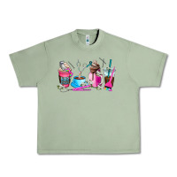 Oil Green hair stylist coffee cup Urban Heavy Tee - AdoDesignShop