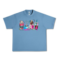 Pebble Blue hair stylist coffee cup Urban Heavy Tee - AdoDesignShop