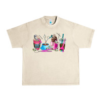 Sandshell hair stylist coffee cup Urban Heavy Tee - AdoDesignShop