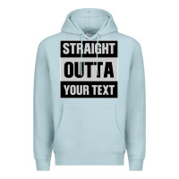 Blue Mist Straight Outta Your Text Premium Hoodie - Bettercallsaul