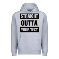 Heather Grey Straight Outta Your Text Premium Hoodie - Bettercallsaul