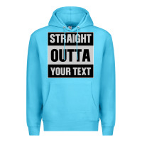 Ocean Blue Straight Outta Your Text Premium Hoodie - Bettercallsaul