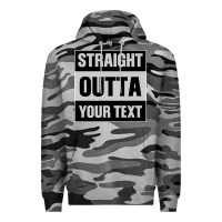 Slate Camo Straight Outta Your Text Premium Hoodie - Bettercallsaul