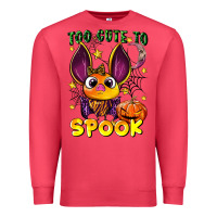 Cardinal too cute to spook Premium Sweatshirt - LillyAllenDesigns