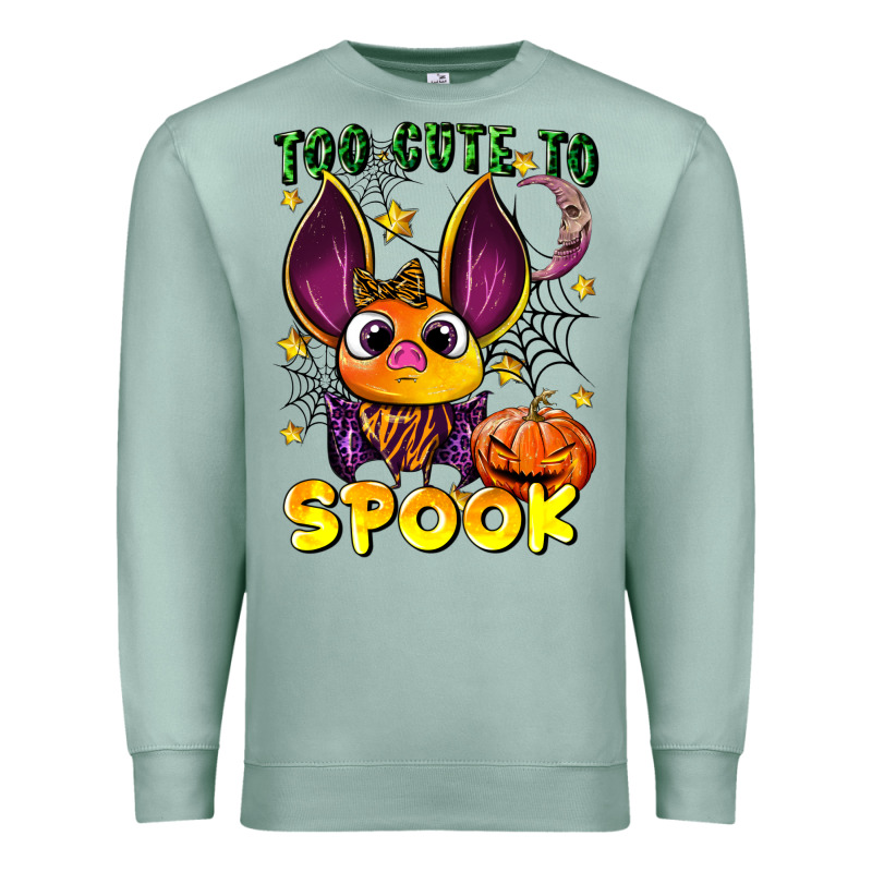 Too Cute To Spook Premium Sweatshirt by LillyAllenDesigns | Teevron