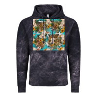 Charolais Cow And Sunflowers Seamless Pattern Vintage Hoodie | Teevron