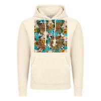 Vintage Artic charolais cow and sunflowers seamless pattern Vintage Hoodie - HRA Design Shop