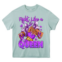 Arona fight like a queen lupus awareness afro girl sneak Heavy Core Tee - RanaPortraitStore