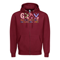 Burgundy god is greater than the highs and lows Zipper Hoodie - MaliasSmallBusiness