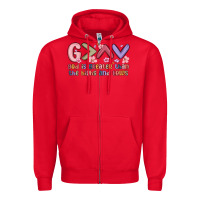 Red god is greater than the highs and lows Zipper Hoodie - MaliasSmallBusiness
