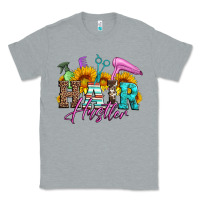 Heather Grey hair hustler hairstylist Classic Tee - Artiststas