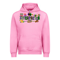 Fuchsia Pink interpreter mardi gras Urban Hoodie - CowGirlArtShop