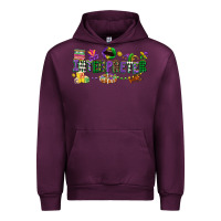 Mauve Wine interpreter mardi gras Urban Hoodie - CowGirlArtShop