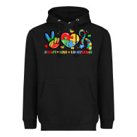 Black accept love understand Heavyweight Hoodie - LillyAllenDesigns