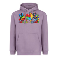 Lavender accept love understand Heavyweight Hoodie - LillyAllenDesigns