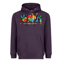 Plum accept love understand Heavyweight Hoodie - LillyAllenDesigns