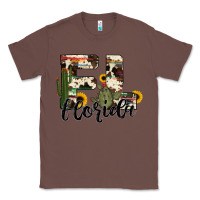 Chestnut florida state cowhide serape cactus Classic Tee - RanaPortraitStore