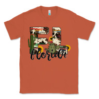 Copper florida state cowhide serape cactus Classic Tee - RanaPortraitStore