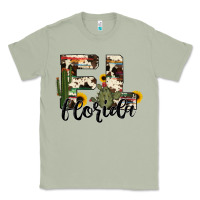 Matcha florida state cowhide serape cactus Classic Tee - RanaPortraitStore