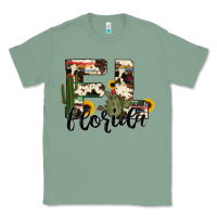 Sage florida state cowhide serape cactus Classic Tee - RanaPortraitStore