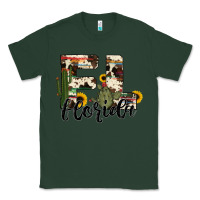 Sports Green florida state cowhide serape cactus Classic Tee - RanaPortraitStore