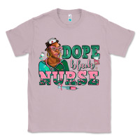 Lilac afro  nurse dope black Classic Tee - AdoDesignShop