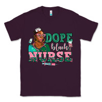 Plum afro  nurse dope black Classic Tee - AdoDesignShop