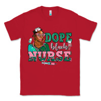 Red afro  nurse dope black Classic Tee - AdoDesignShop