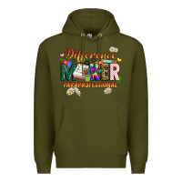 Army Green difference maker paraprofessional Premium Hoodie - JahusDesignShop