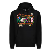 Black difference maker paraprofessional Premium Hoodie - JahusDesignShop