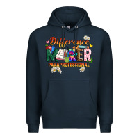 Navy difference maker paraprofessional Premium Hoodie - JahusDesignShop
