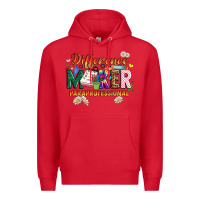 Red difference maker paraprofessional Premium Hoodie - JahusDesignShop