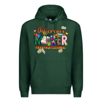 Sports Green difference maker paraprofessional Premium Hoodie - JahusDesignShop
