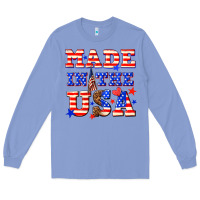 Colony Blue made in the usa Long Sleeve Tee - NancyCooperArtShop
