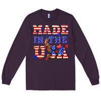 Plum made in the usa Long Sleeve Tee - NancyCooperArtShop