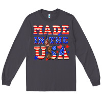 Smoke made in the usa Long Sleeve Tee - NancyCooperArtShop