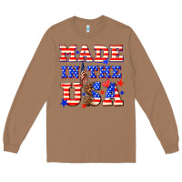 Toasted Coconut made in the usa Long Sleeve Tee - NancyCooperArtShop