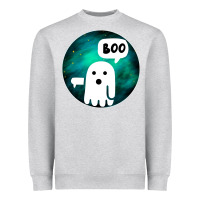 Heather Grey Ghost Of Disapproval Heavyweight Sweatshirt - Bettercallsaul